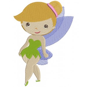 Looks like Tinker Bell Filled Machine Embroidery Design Digitized Pattern